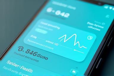 Screenshot der Gesundheits-App HealthTrack aus dem Projekt.